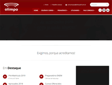 Tablet Screenshot of olimpodf.com.br